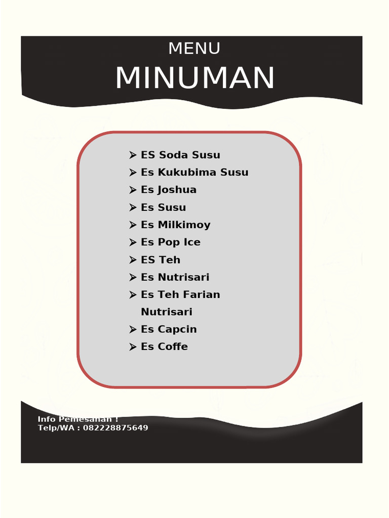 Food Menu Template | PDF