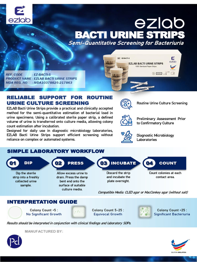 EZLAB Bacti Urine Strips (1) | PDF | Medical Specialties | Clinical ...