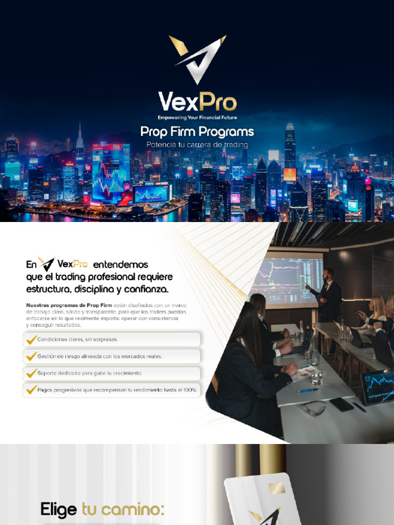 Brochure Vexpro Prop firm Español (1) | PDF