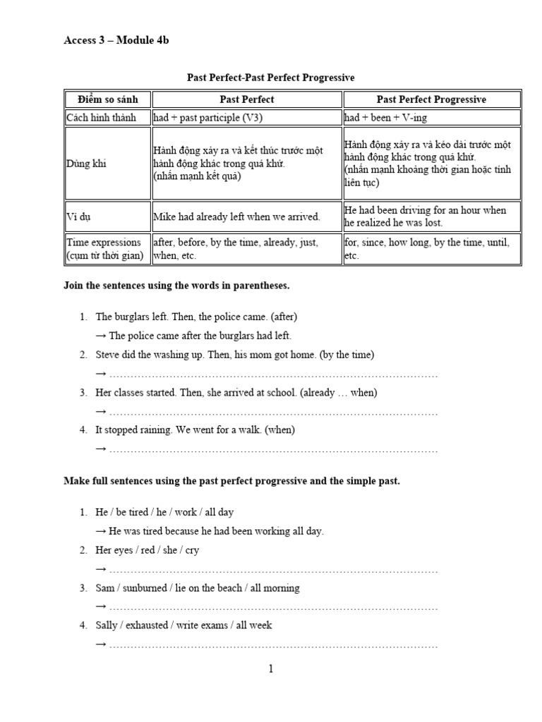 Access 3 – Module 4b | PDF | Linguistics | Syntax
