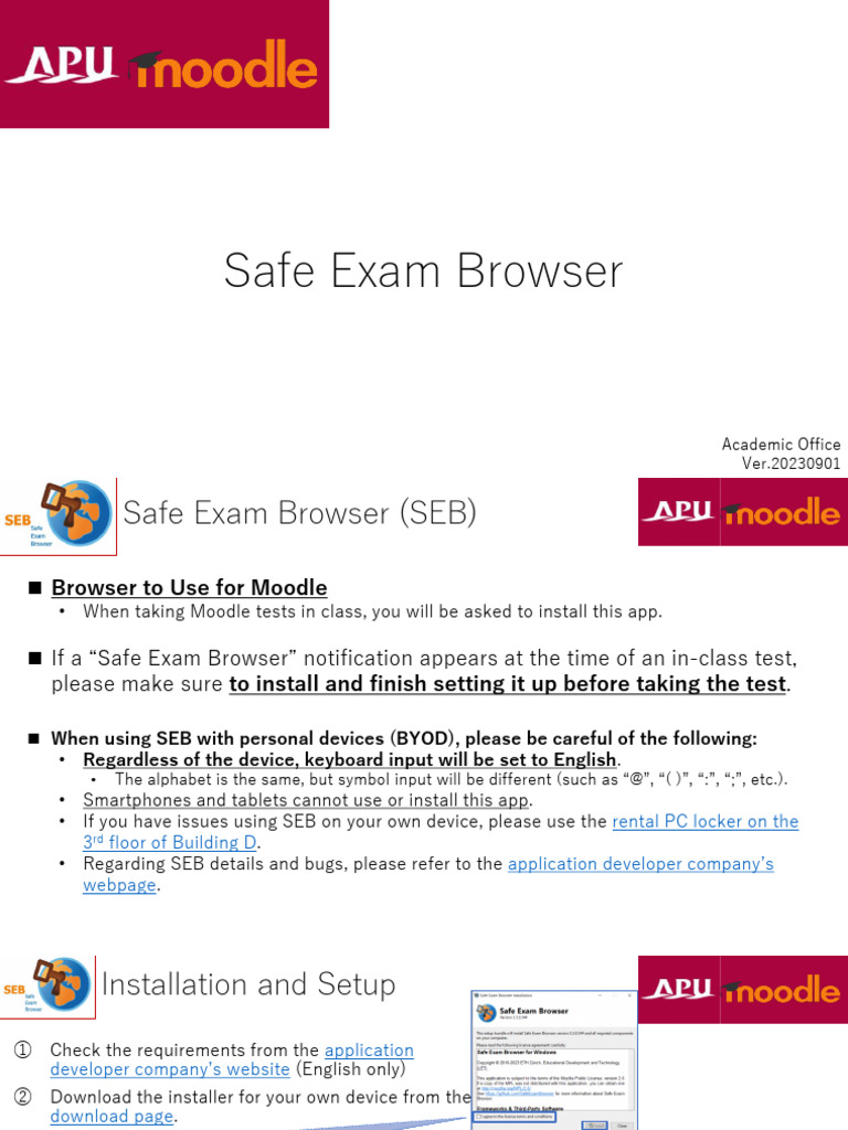 SEB Setup Manual for Students E | PDF | System Software | Computer ...