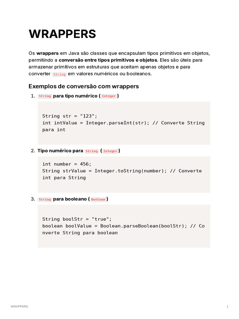 Wrappers | PDF