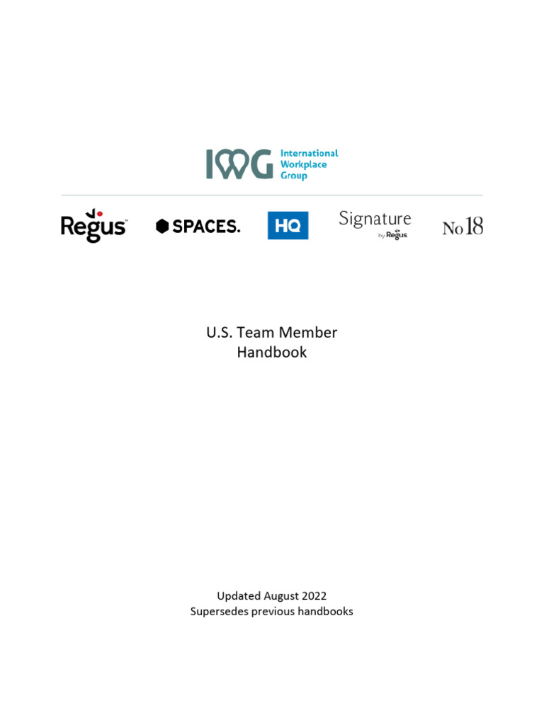 2022 US Team Member Handbook Revisions Final 08.30.2022 (SIGN &amp; UPLOAD | PDF | Background Check ...