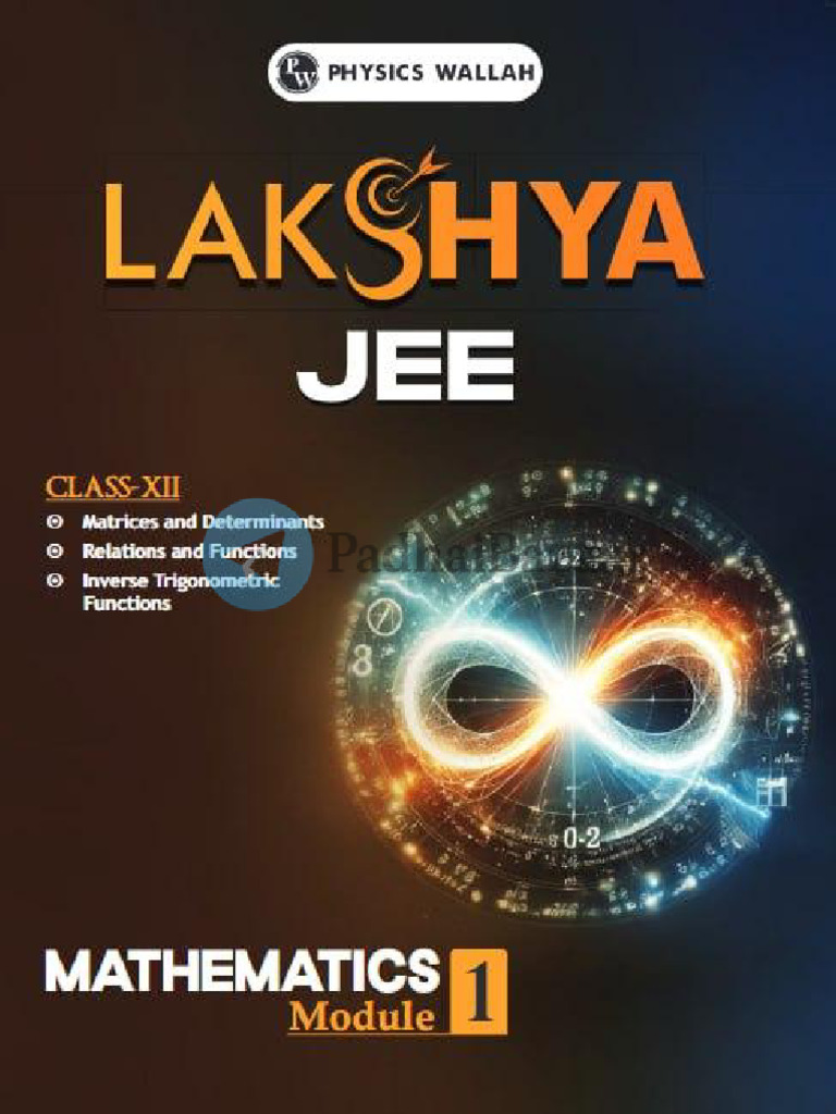 Lakshya Jee Module Maths 1 2026 | PDF