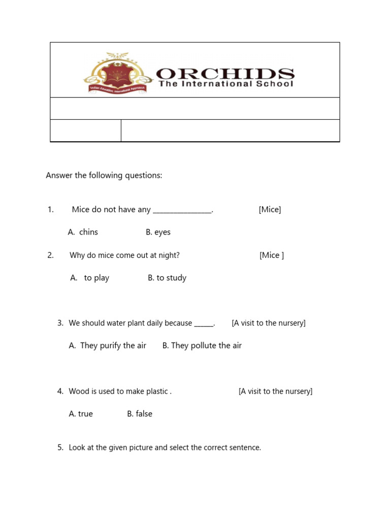 Grade 1 Practice Worksheet - English | PDF | Chess Openings | Chess
