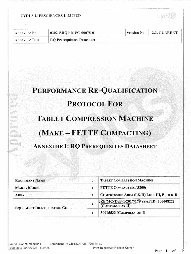 0302 Erqr MFG 00212 | PDF