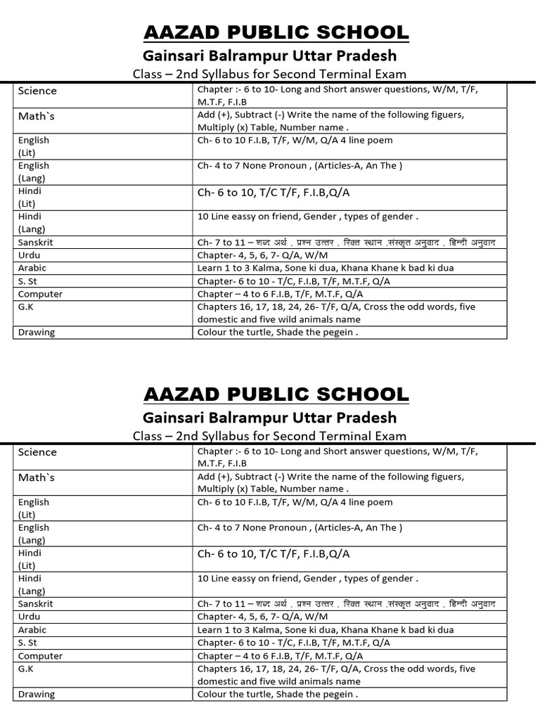 Class 2 | PDF