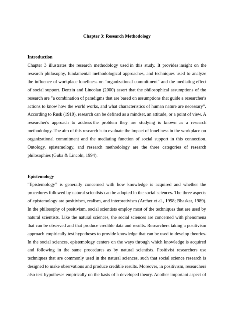 Research Methodology Final | PDF | Structural Equation Modeling ...