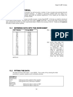 15 Sigma Plot Tutorial: 15.1 Entering Data Into The Worksheet