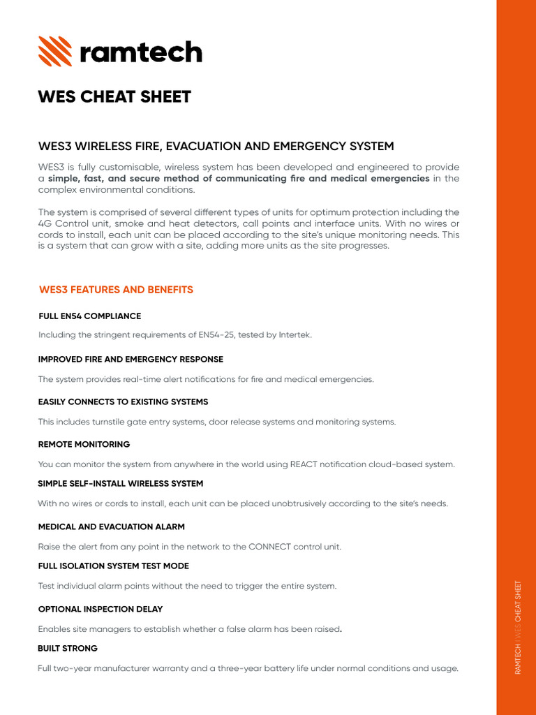 Wes3 Features and Benefits | PDF | Wireless | Computing