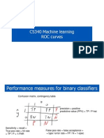CS340 Machine Learning ROC Curves