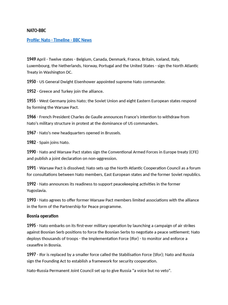 NATO-BBC | PDF | Nato | Warsaw Pact