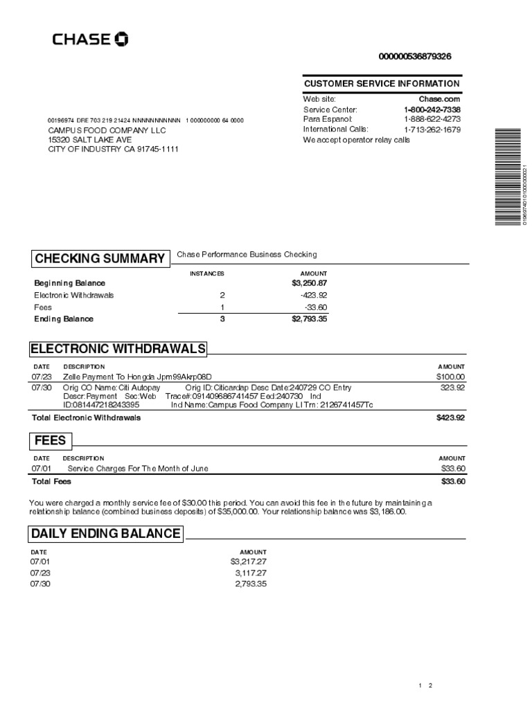 20240731-statements-9326- | PDF | Fee | Automated Clearing House