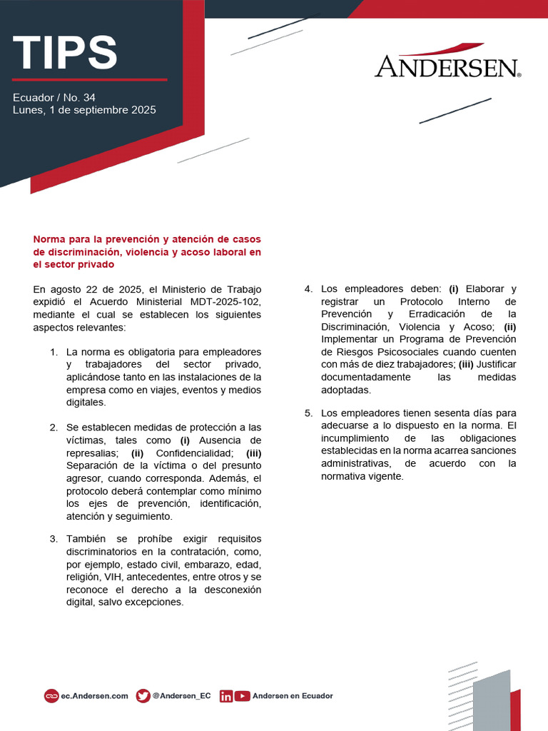 TIPS 34 Norma Para La Prevencion y Atencion de Casos de Discriminacion ...