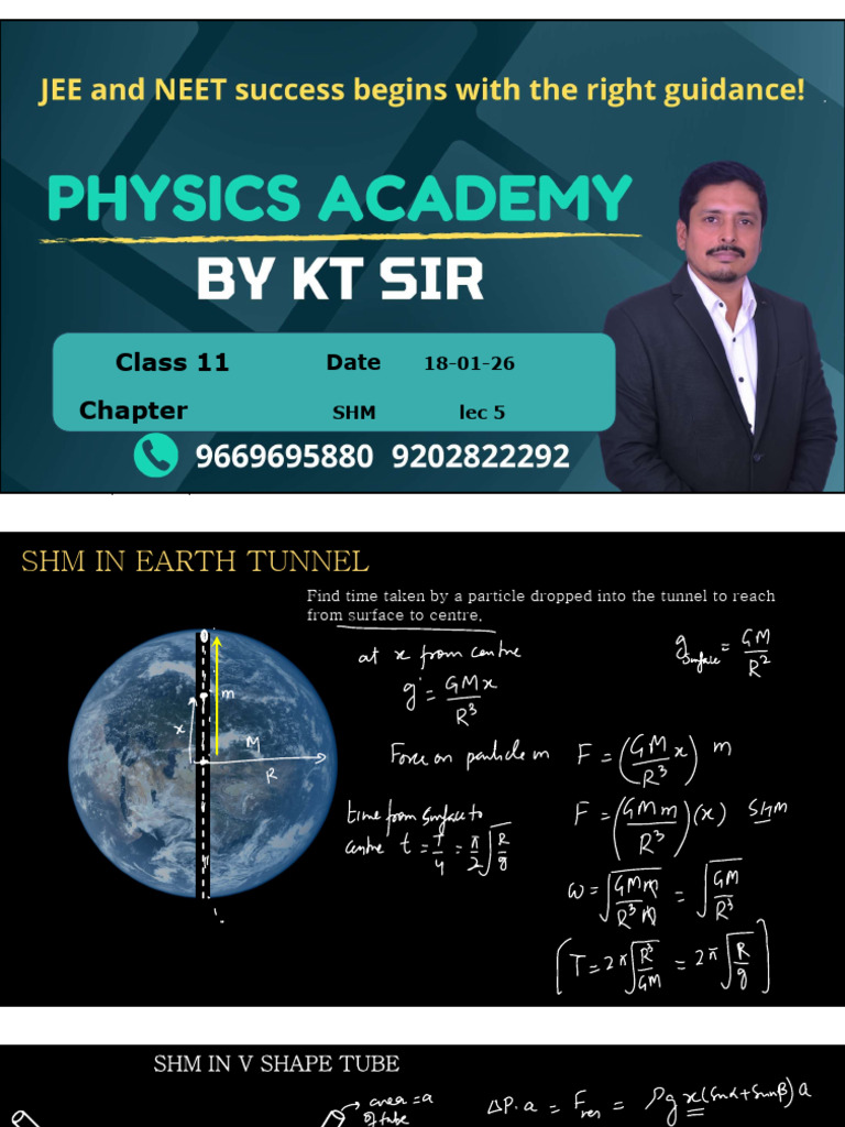 Shm lec 5 | PDF