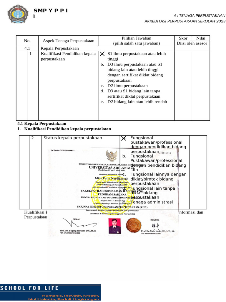 Komponen 4 - Tenaga - Tilik Kawruh | PDF