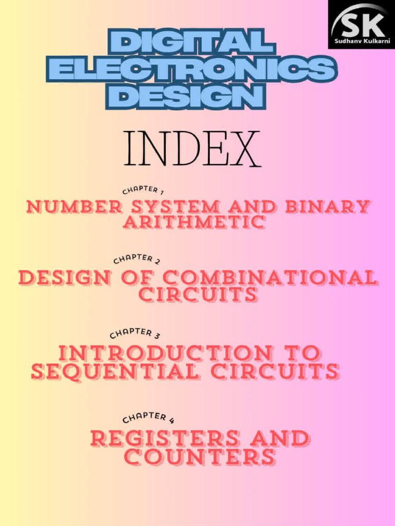Digital Electronics Design Complete Notes | PDF