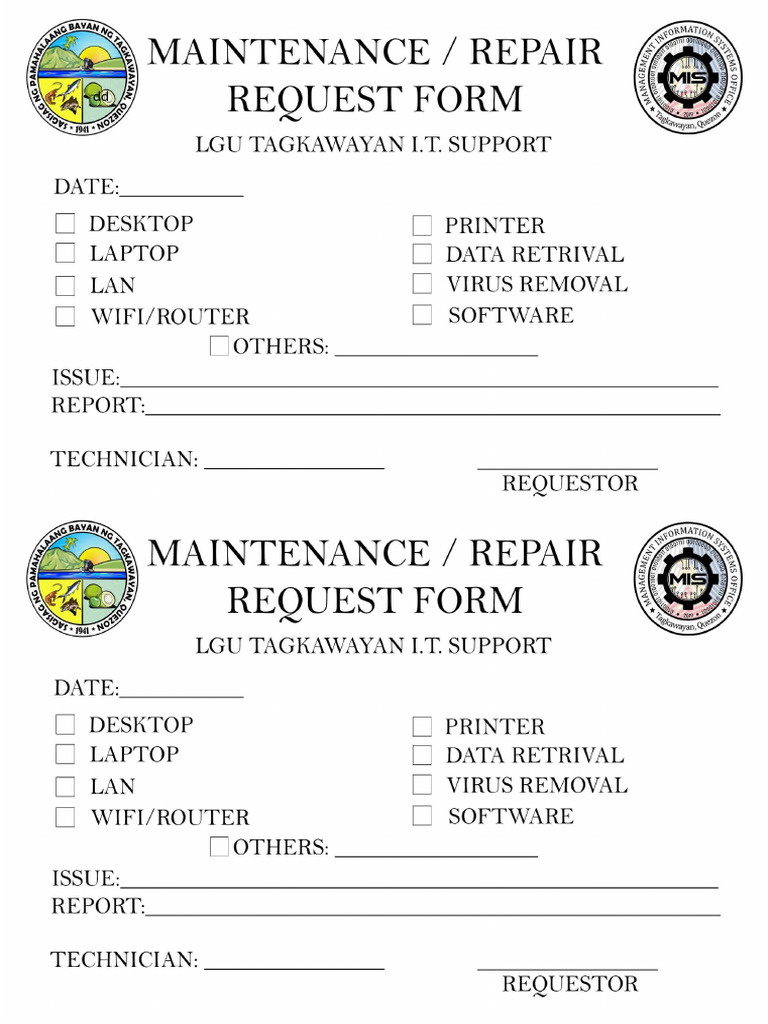 Request Form | PDF