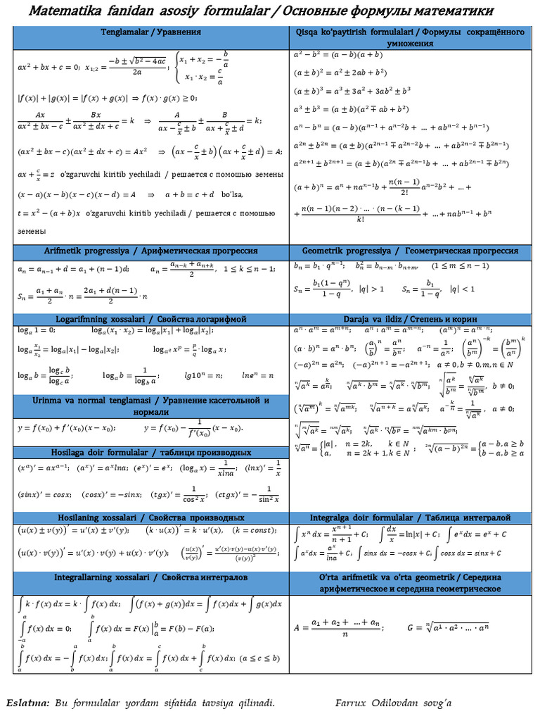 Formula DTM | PDF