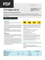 Shell Melina S 30 Technical Data Sheet | PDF | Lubricant | Diesel Engine