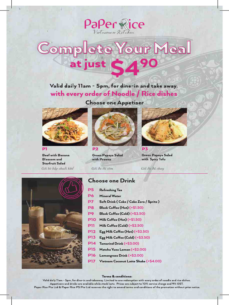 25.08.07 PPR LUNCH MENU v1 | PDF