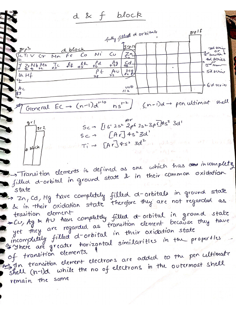 D & F Block Notes | PDF