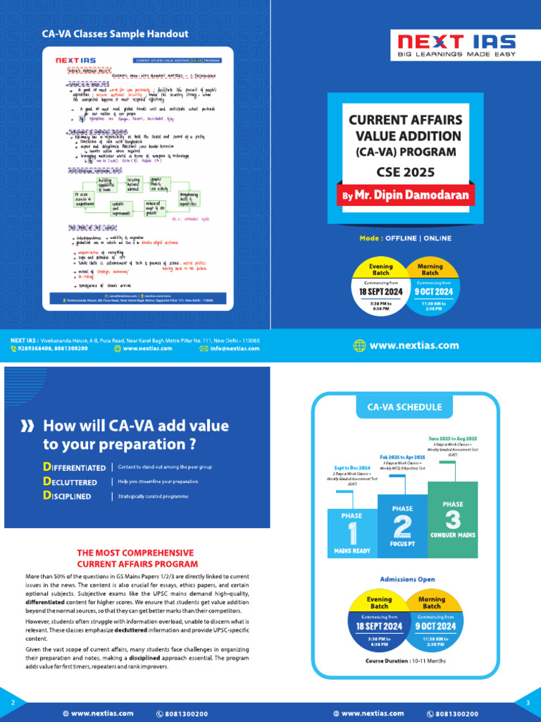 CA Va Program Brochure 1725697454647 | PDF