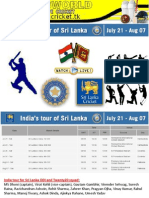 Live India vs Sri Lanka Odi Matches 2012