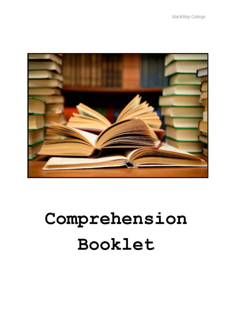 HSC Comprehension Booklet | PDF | Anger | Feminism