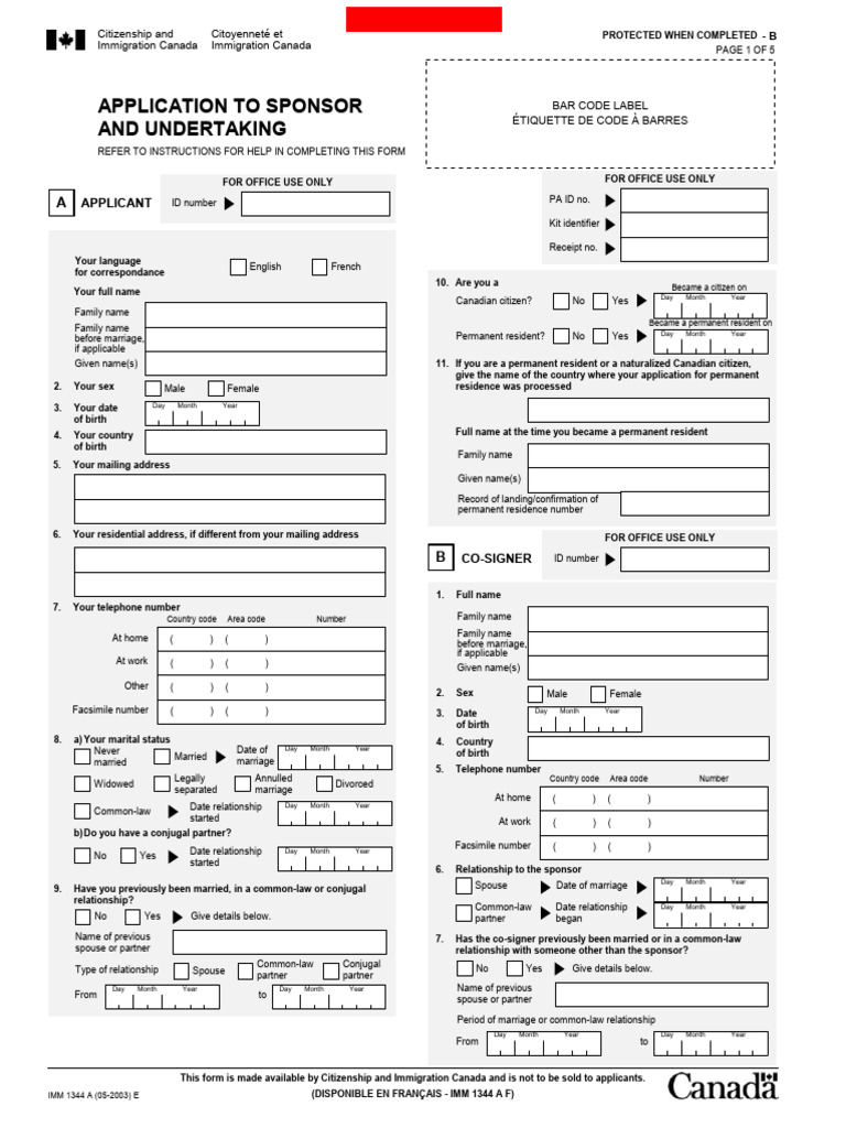 sponsorandundertaking-1 | PDF | Marriage | Spouse