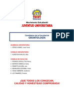 Candidatos de La Facultad de Odontología