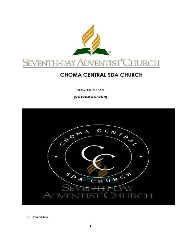 Choma c.c Strategic Plan 2023-2027 Working Tamplate-finally11 | PDF ...
