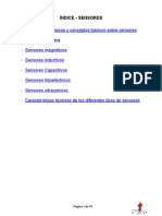 PDF Sensores, Tipos y Caracteristicas