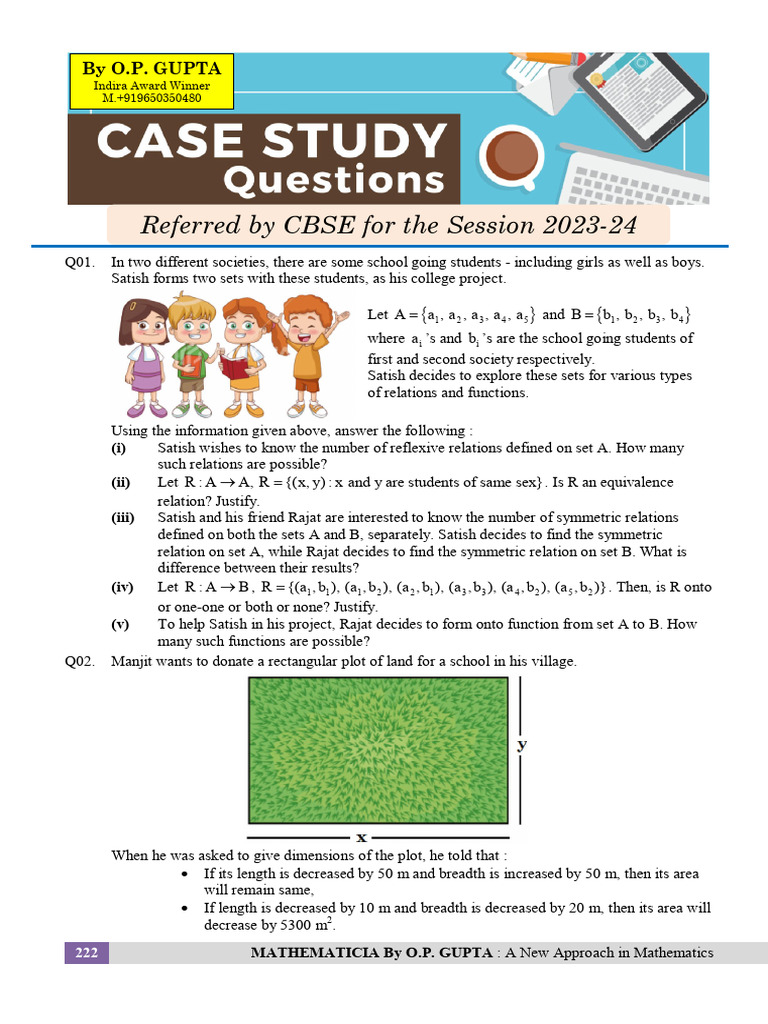5--CSQ-XII-O.P | PDF | Area | Cartesian Coordinate System