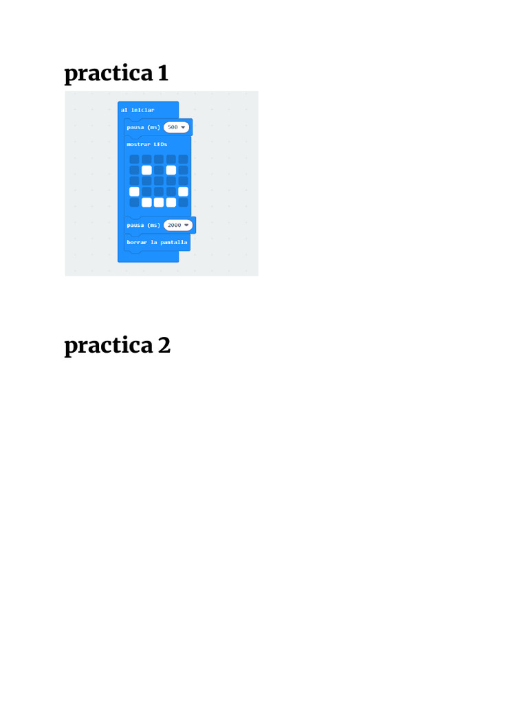 Practiques MICROBIT | PDF