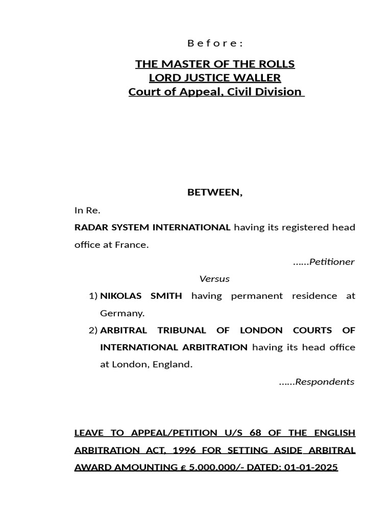 Proposition ADR | PDF | Arbitration | Arbitral Tribunal