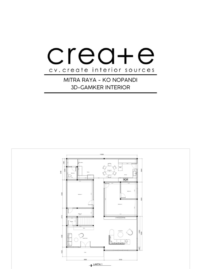 30-09-25 - Mitra Raya - 3d Interior, Gamker & RCP | PDF