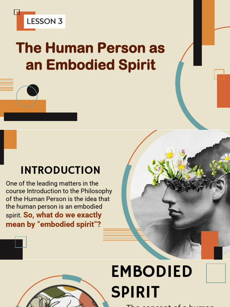 LESSON-3_The-Human-Person-as-an-Embodied-Spirit_SY25_26 | PDF | Human ...