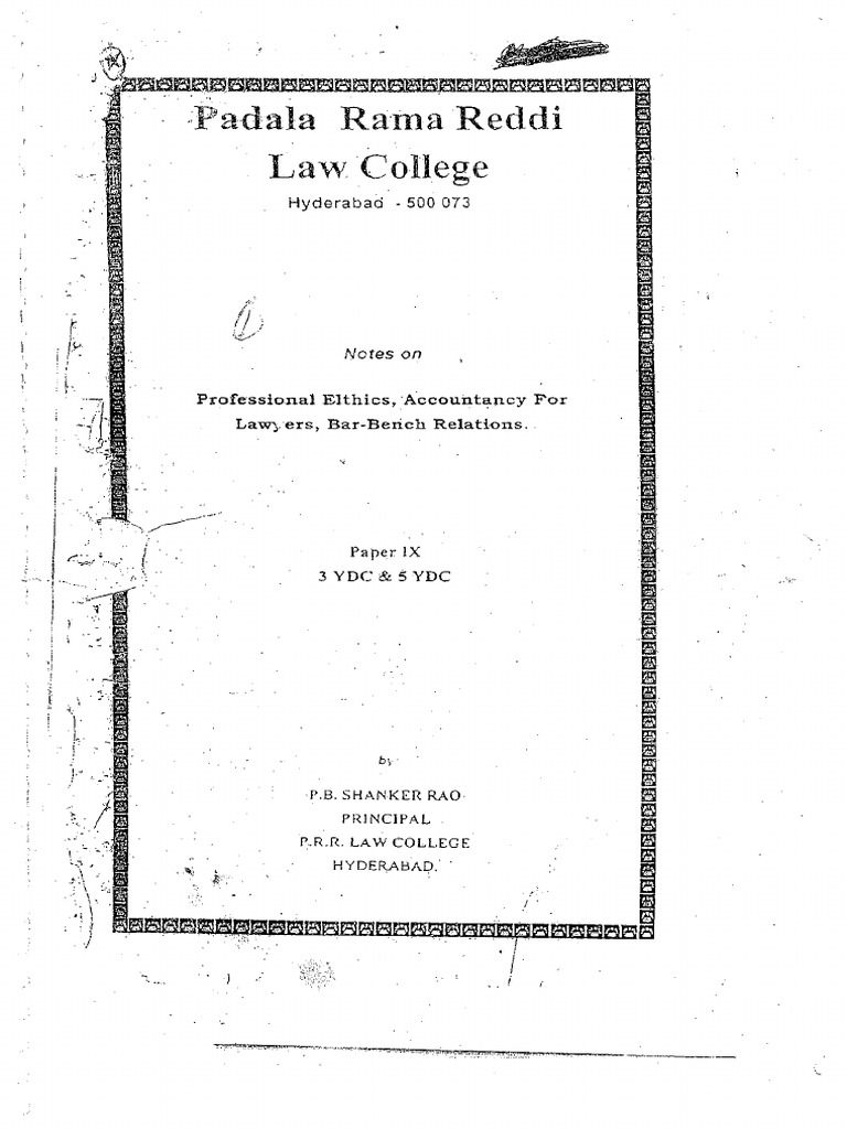 PRR Professional Ethics | PDF