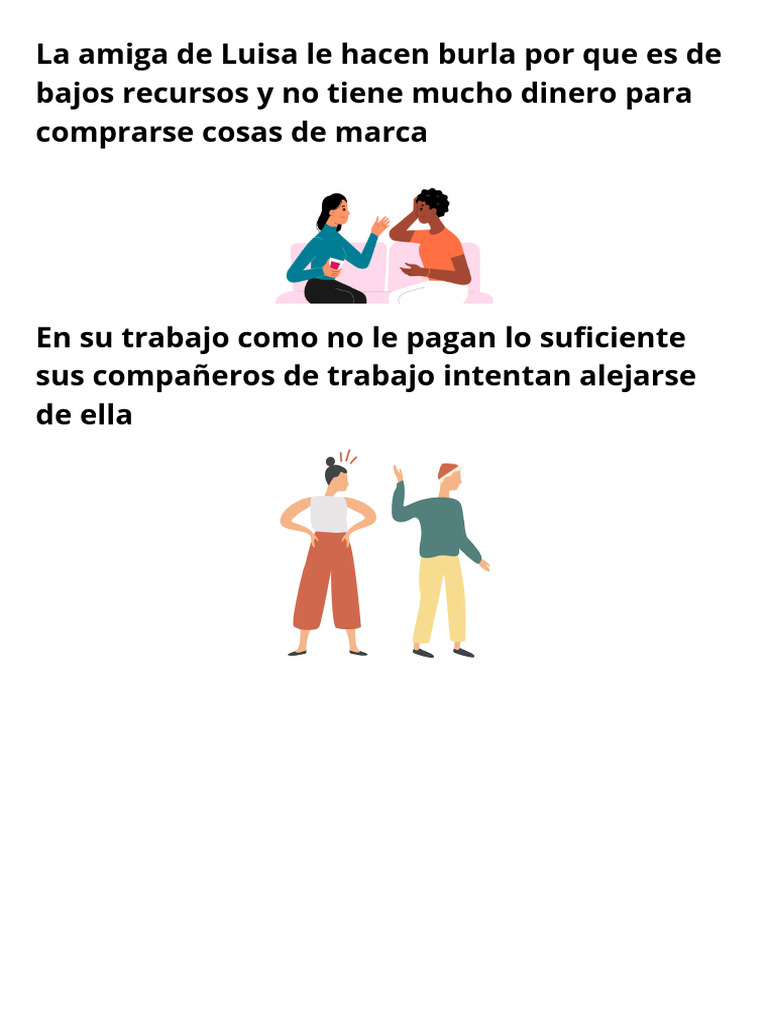 Copia de La Amiga de Luisa Le Hacen Burla Por Que Es de Bajos Recursos ...