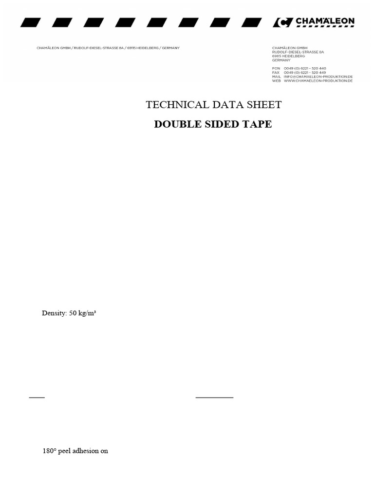 48310,48320,48330 TDS Double Sided Tape | PDF | Physical Sciences ...
