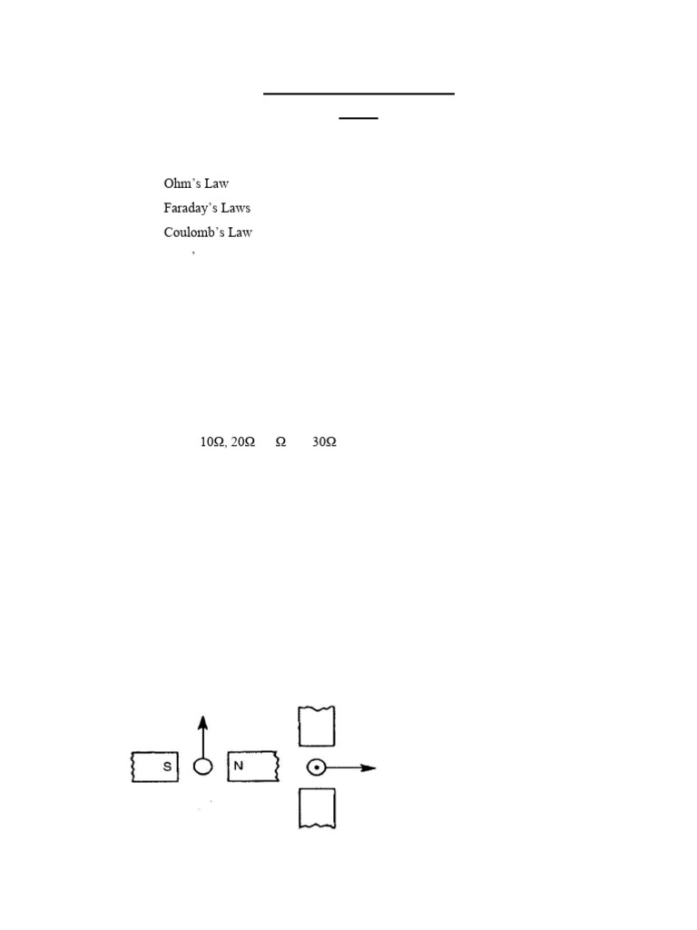 Basic Electrical Principles CAT 1 & 2 | PDF | Inductor | Inductance