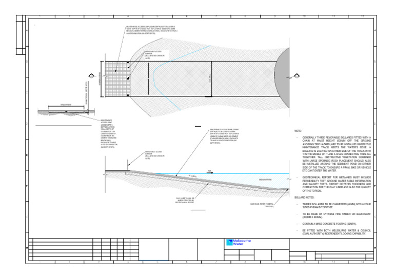 7251 - 12 - 013 Sediment Pond Maintenance Access Track | PDF | Civil ...