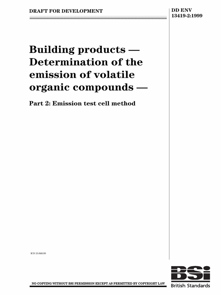 DD ENV 13419-2-1999 scan | PDF