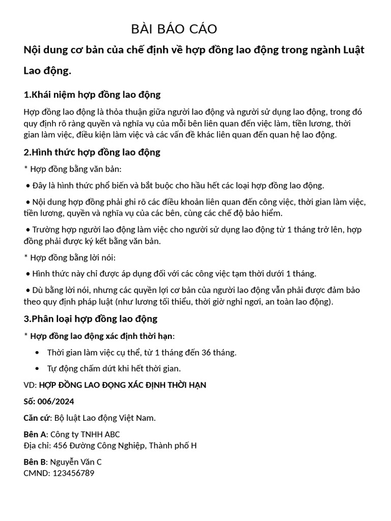 Bài Báo Cáo PLDC | PDF
