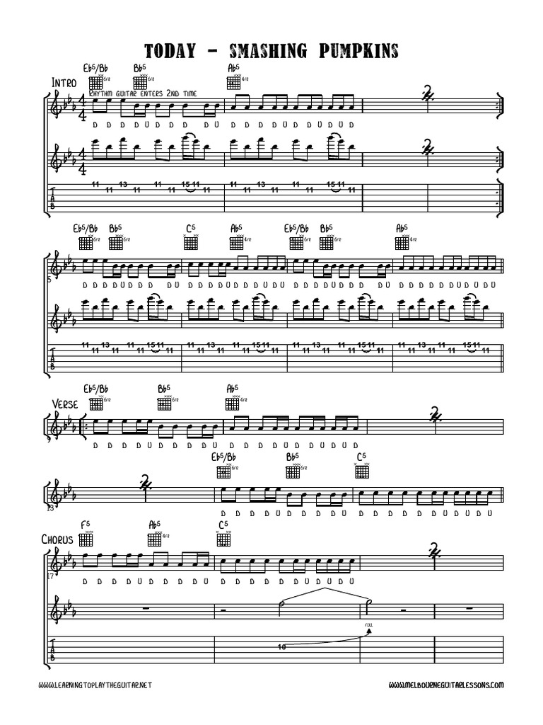 Today Smashing Pumpkins | PDF | Sound Recording | Chess