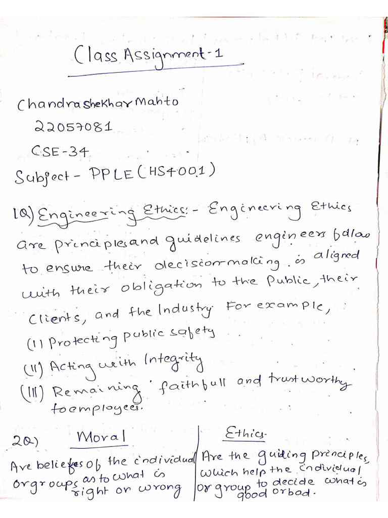 Pple Assignment - 1 | PDF