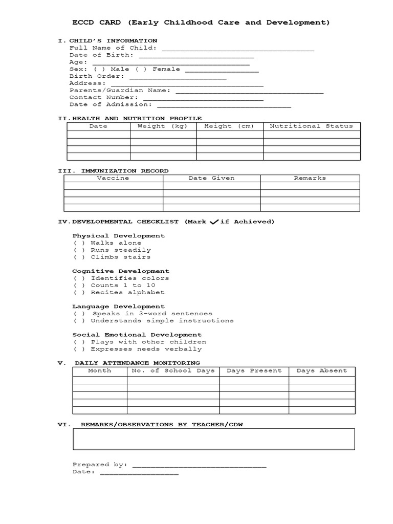 Eccd Card | PDF