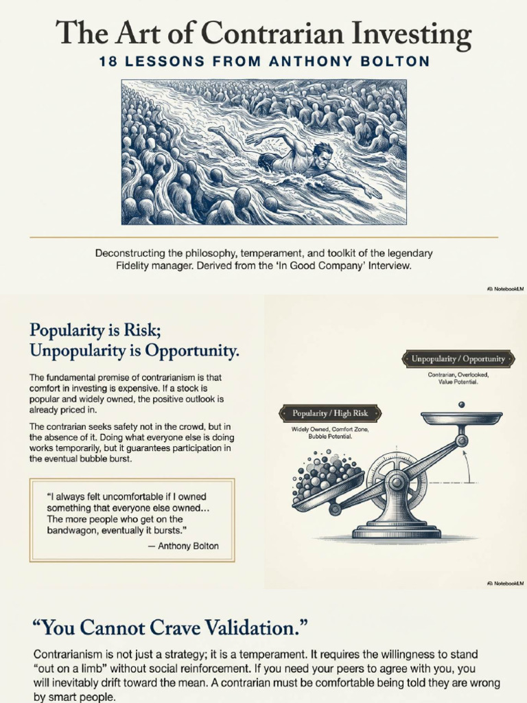 Anthony Bolton Contrarian Investing - Norges | PDF