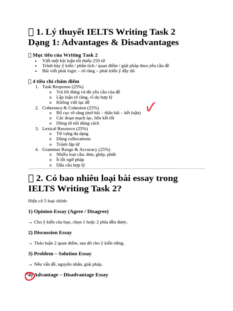 HD-Writing IELTS task 2 advantage & disadvantage | PDF | Sibling